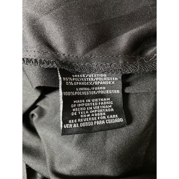 R&M Richards Sleeveless Black Back Zip Lined Sparkling Dress Size 14 New - Picture 7 of 7